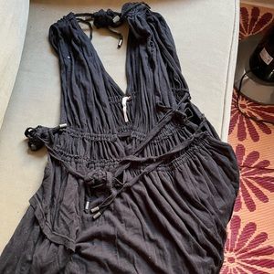 black free people romper size small